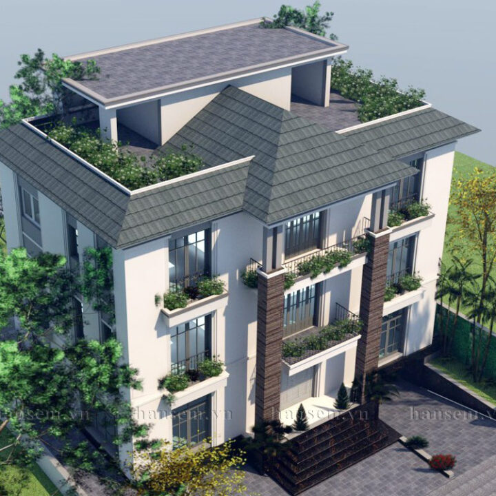 thiết kế nội thất biệt thự thành phố vinh