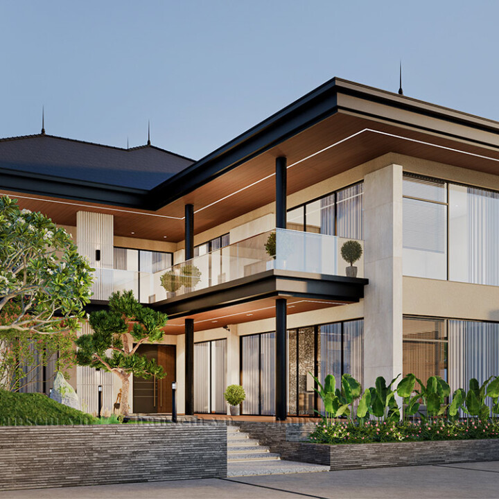 thi công kiến trúc ngoại thất tại cửa lò nghệ an