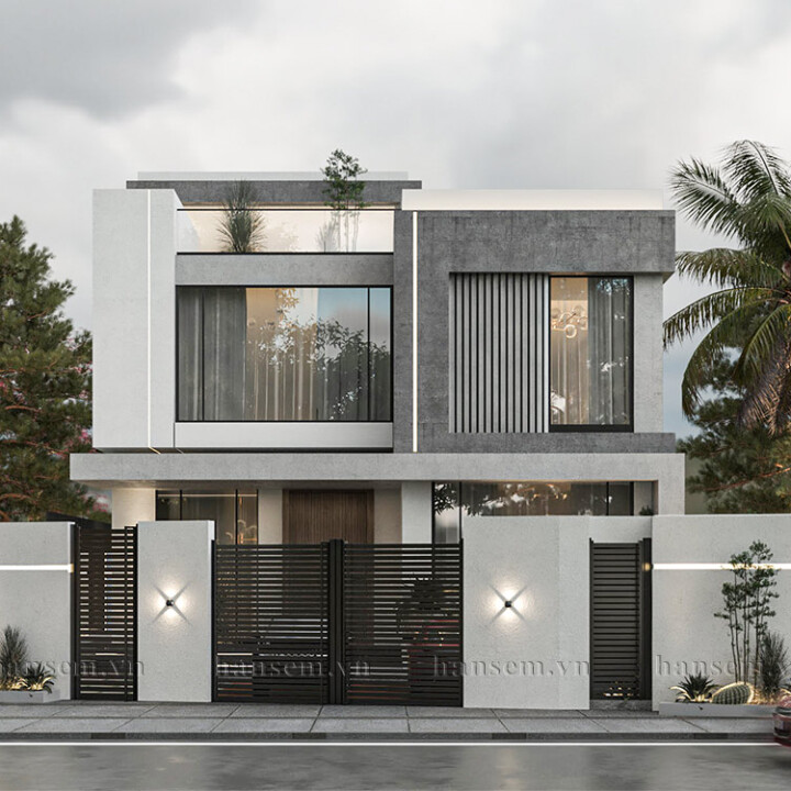 thiết kế biệt thự hiện đại tp vinh