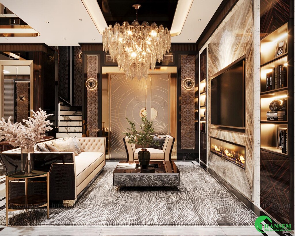 Thiết Kế Nội Thất Villa Nhà Anh Hiếu Eco Central Park Vinh