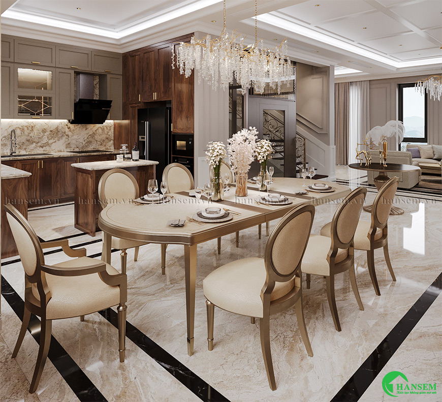 Thiết kế sang trọng bố trí hài hòa