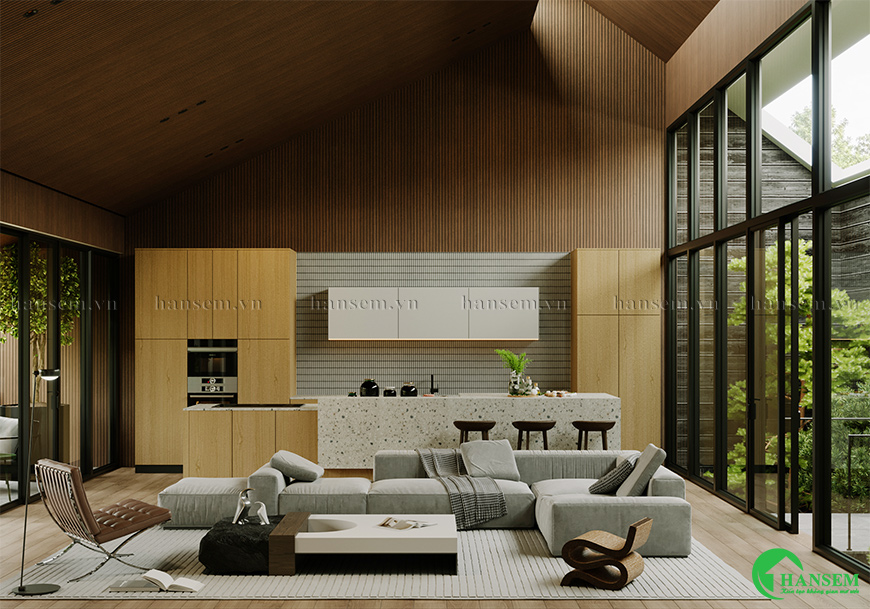 Gam màu tươi vui với một không gian thoáng rộng