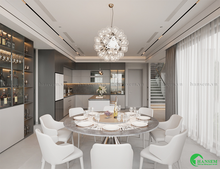 Đồ nội thất hiện đại tối giản nhưng thể hiện sang trọng