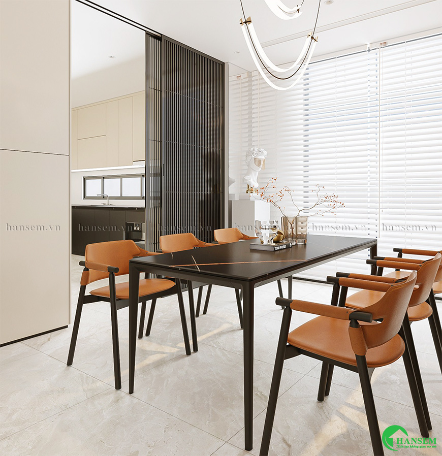 phòng khách liền bếp 50m2