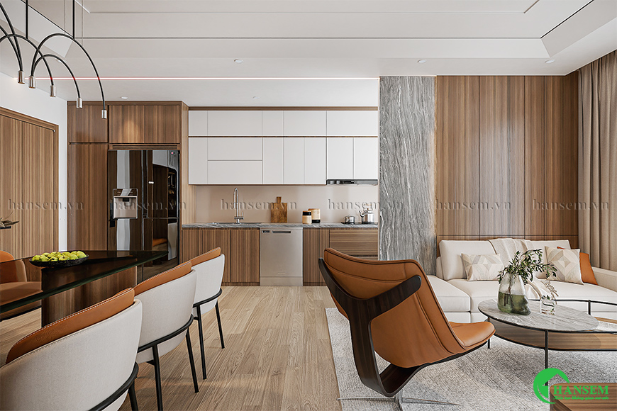 Không gian hiện đại tạo sự thông thoáng và sang trọng