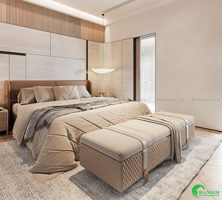 phòng ngủ nhà ống 4m