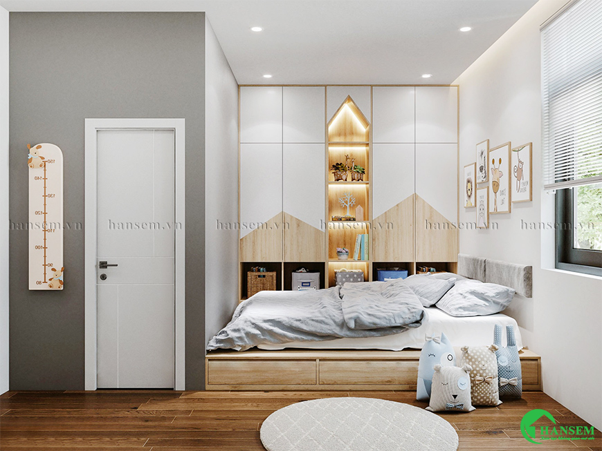 Thiết kế không gian phòng ngủ của bé đẹp và decor nội thất hợp với độ tuổi của bé