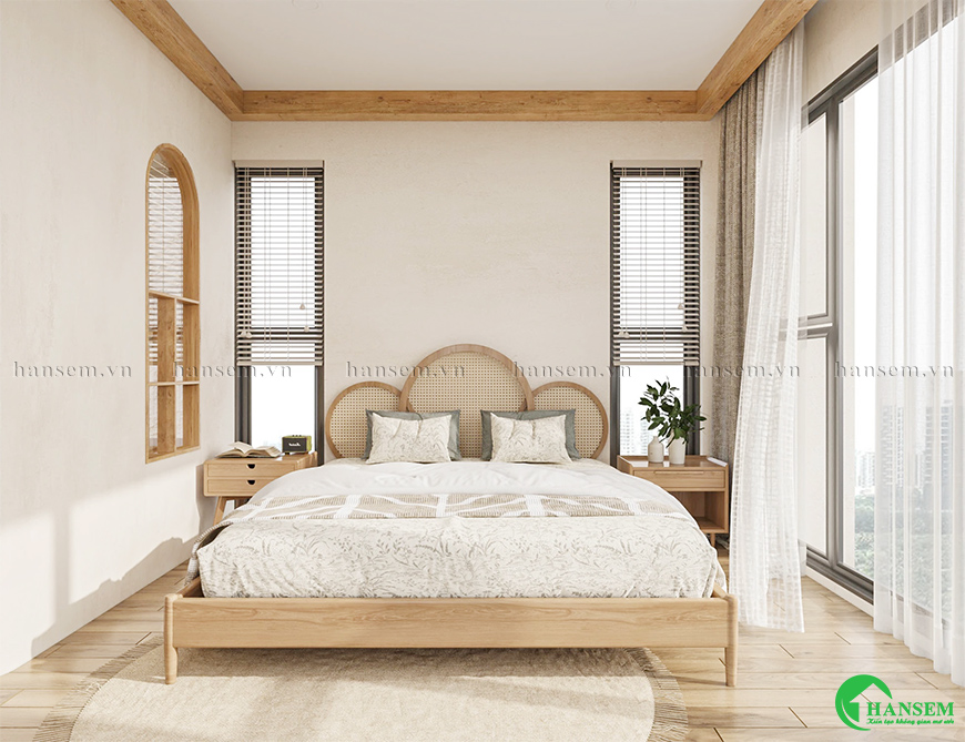 Phong cách hiện đại lược bỏ sự rườm rà để căn phòng luôn tràn đầy năng lượng tích cực