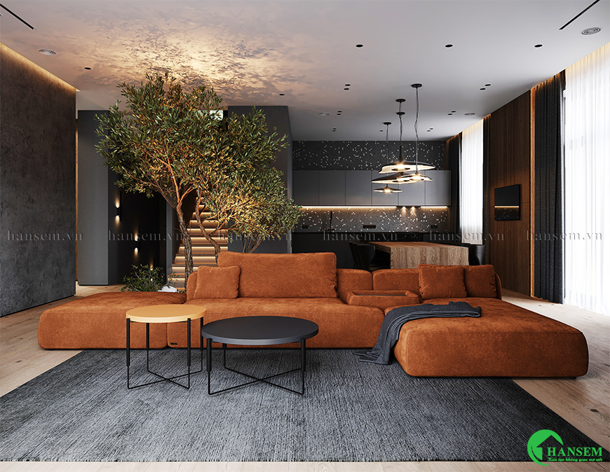 Trang trí đồ nội thất căn hộ 120m2 có 3 phòng ngủ rộng rãi và sang trọng