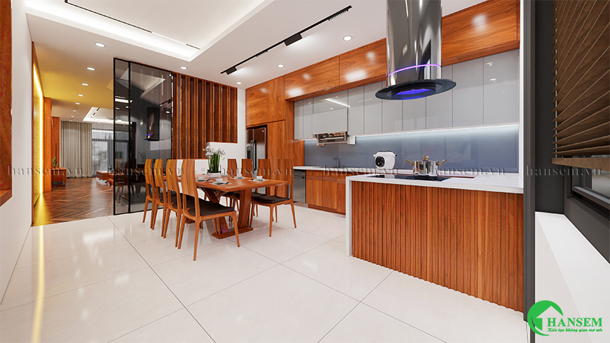 Thiết kế với chất liệu gỗ tự nhiên và Acrylic cao cấp