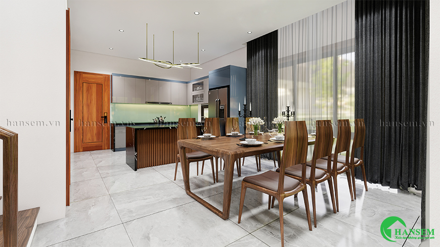 thiết kế thi công nội thất tại khu đô thị vincom shophouse thái hòa