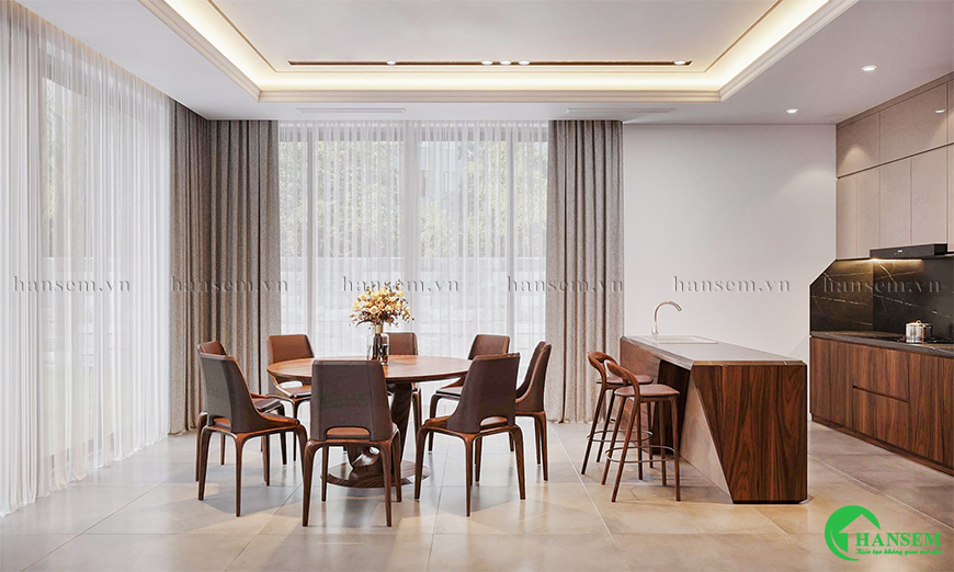 thiết kế thi công nội thất tại khu đô thị vincom shophouse thái hòa