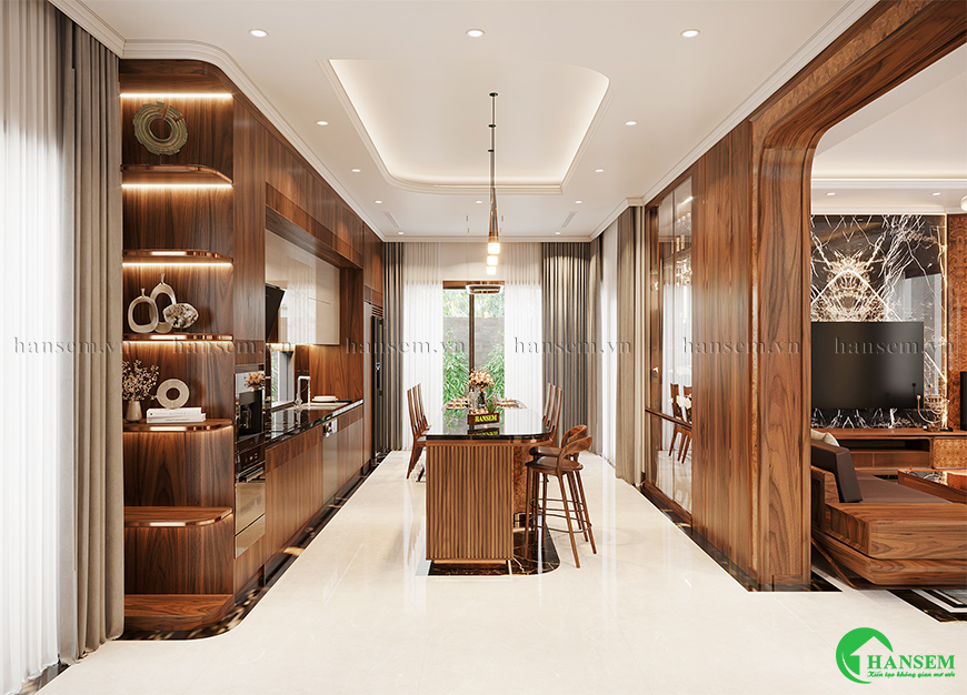 thiết kế thi công nội thất tại khu đô thị vincom shophouse thái hòa