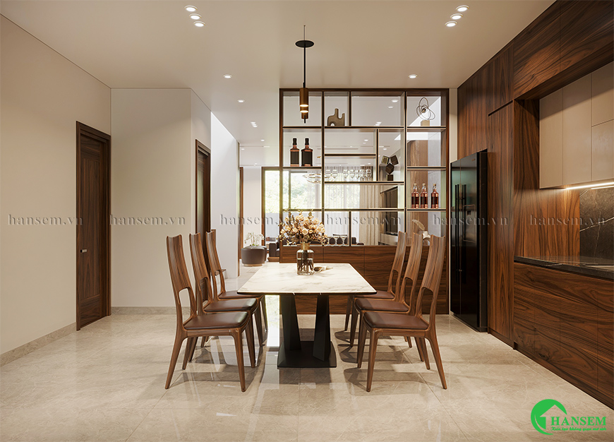 Bố trí thẩm mỹ và công năng tối ưu hóa đồ nội thất và kích thước của từng món đồ