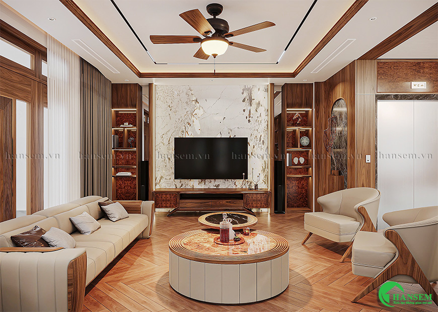 Thực hiện thiết kế và thi công trọn gói với phong cách riêng mang đậm bản sắc riêng của gia chủ