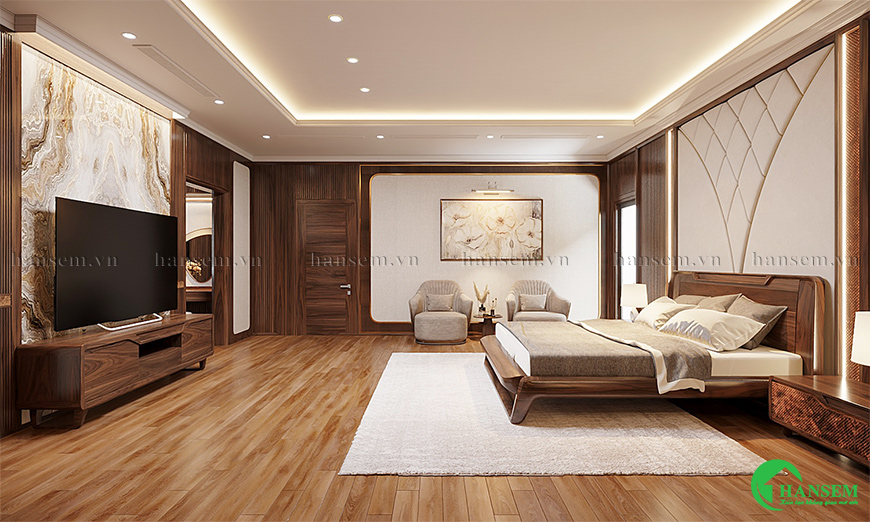 Nội thất phòng ngủ hiện đại và đẹp sang trọng