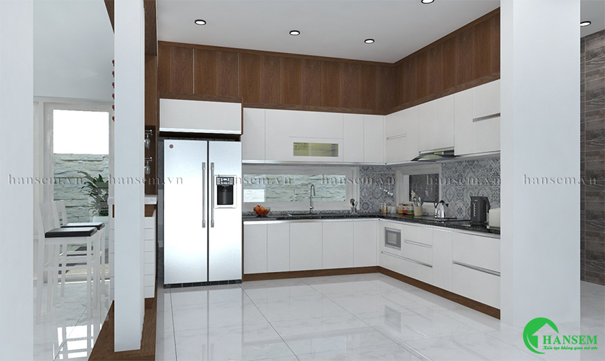 Thiết kế thi công nội thất bếp đẹp tiện nghi và thoải mái