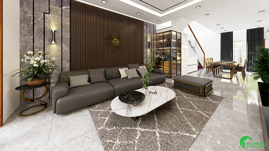 Phòng khách với không gian sống lý tưởng thể hiện đẳng cấp và thẩm mỹ