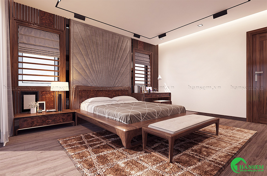 Thiết kế hòa hòa hiện đại nâng niu từng giấc ngủ ngon