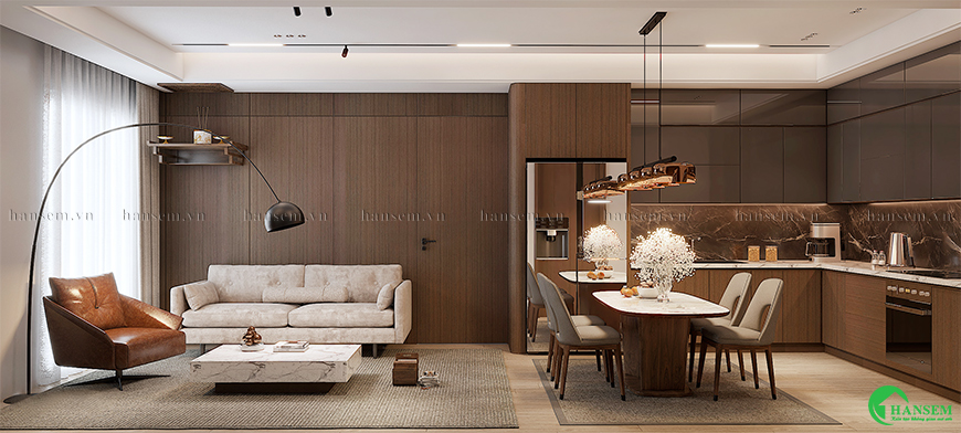 thiết kế thi công nội thất tại kim liên