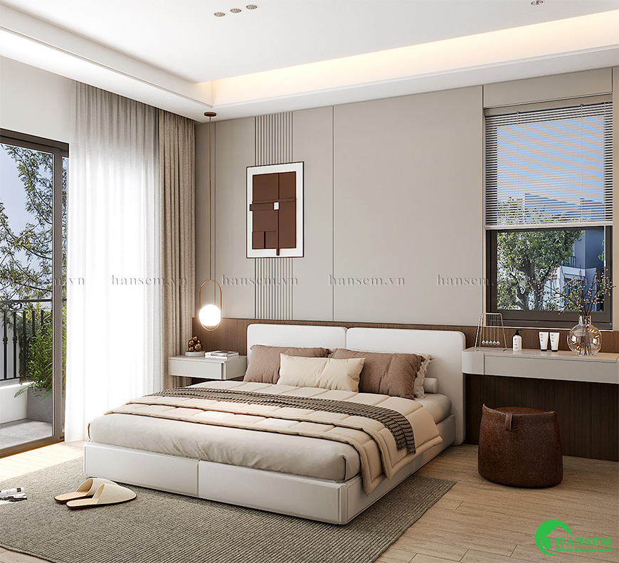 Thiết kế thi công tối giản với tone hài hòa tràn đầy năng lượng tích cực