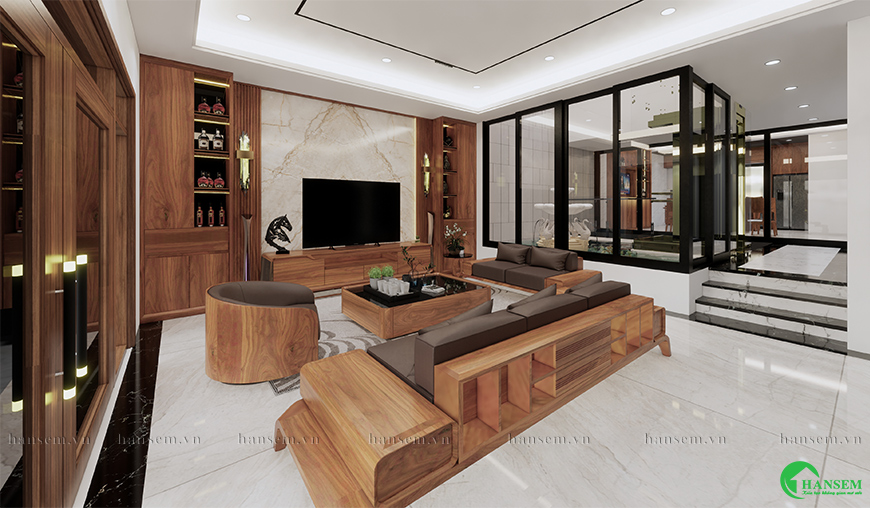 thiết kế thi công nội thất tại kim liên