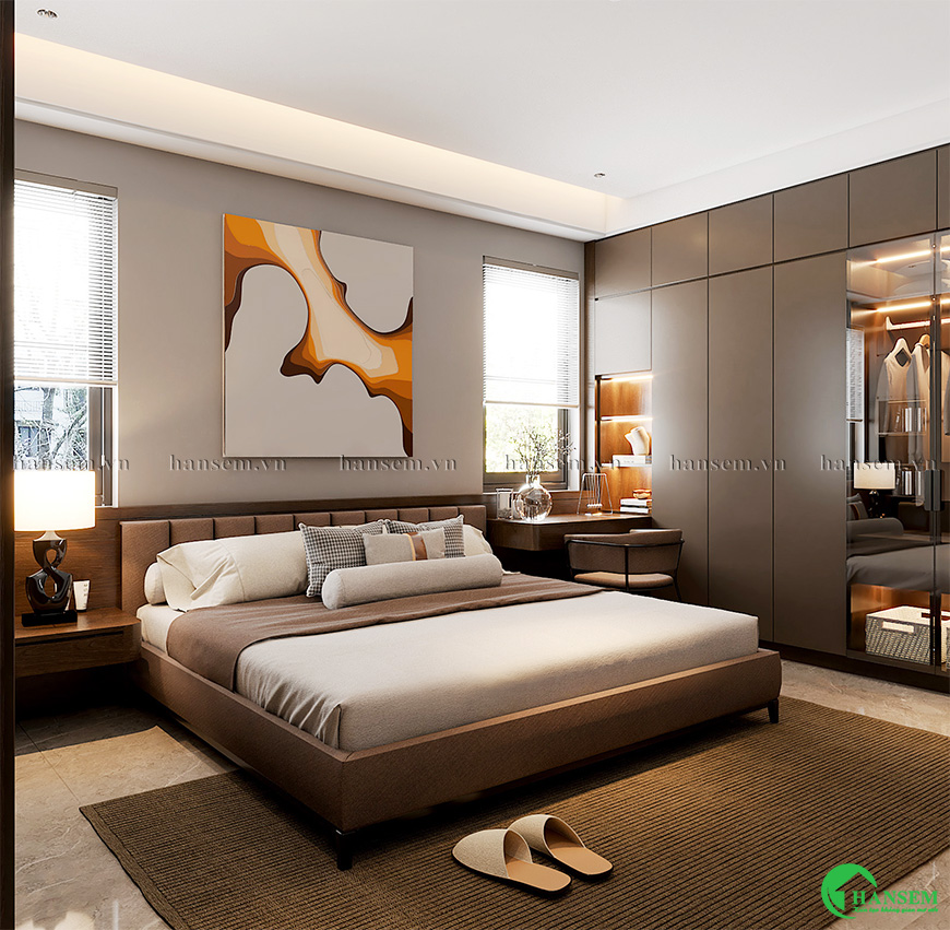 Thiết kế thi công nội thất phòng ngủ cao cấp