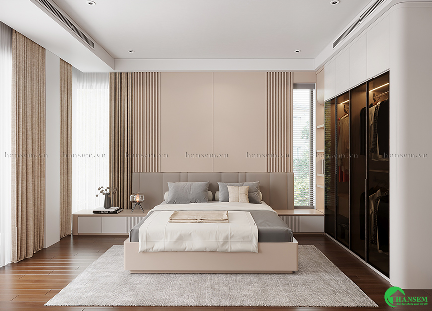 Phòng ngủ đẹp ấn tượng người xem với phong cách nhẹ nhàng tràn đầy sức sống