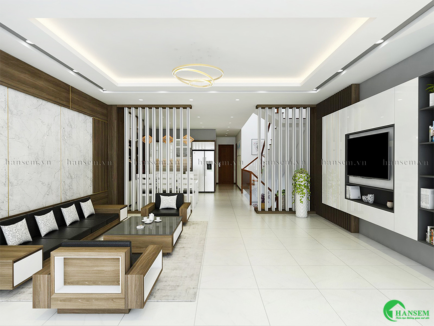 Phòng khách nơi gia đình quây quần bên nhau và chia sẻ những buồn vui