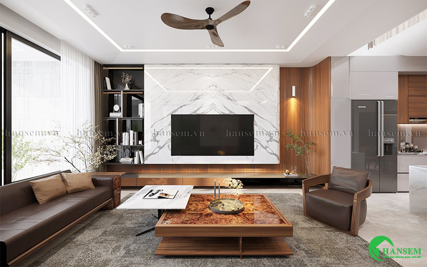 thiết kế thi công nội thất tại thiên nhẫn