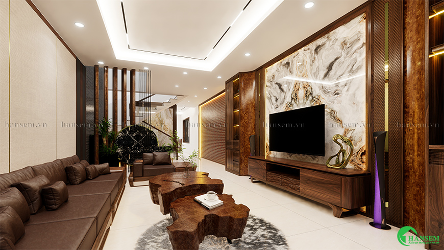 Phong cách nhà phố hiện đại cao cấp