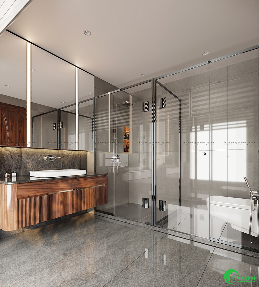 Không gian phòng tắm tái tạo năng lượng cho mỗi thành viên trong gia đình