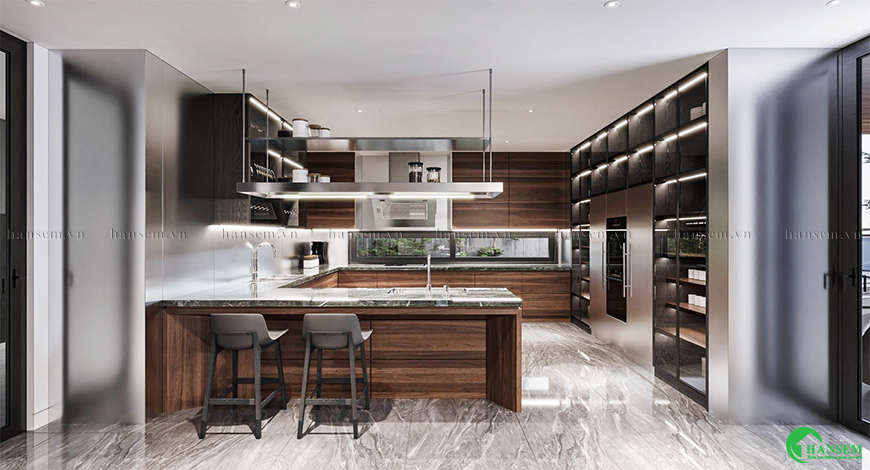 thiết kế thi công nội thất tại sông trí