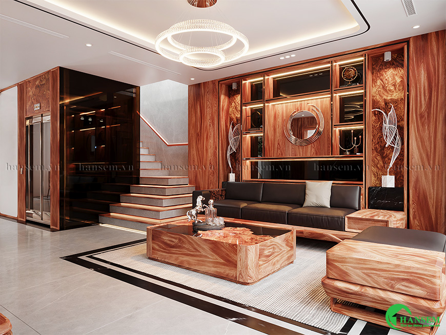 Thiết kế thi công phòng khách mang dấu ấn riêng và cá nhân hóa theo gia chủ