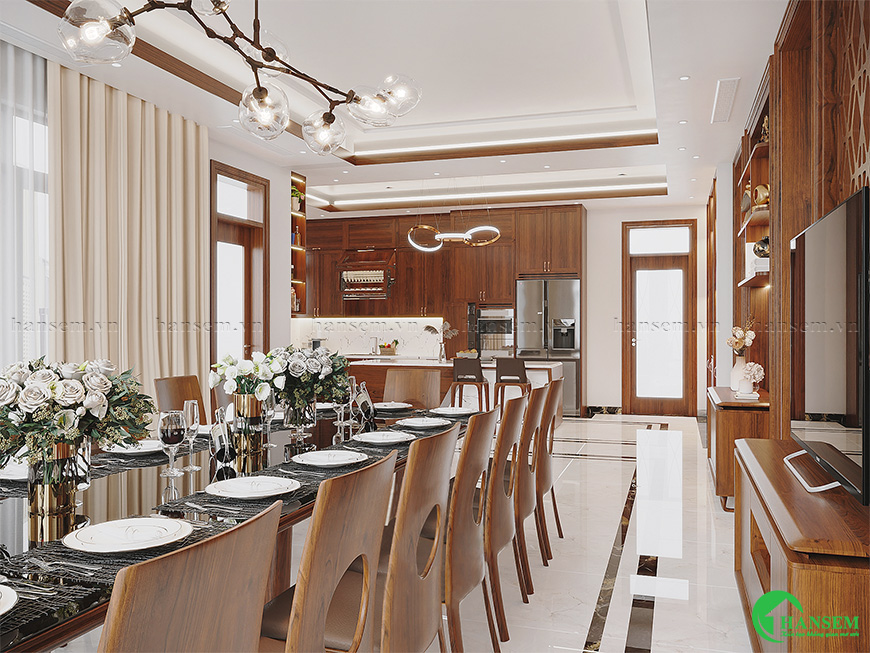 Chăm chút tỉ mỉ trong mỗi chi tiết để không gian luôn sang trọng và đẳng cấp