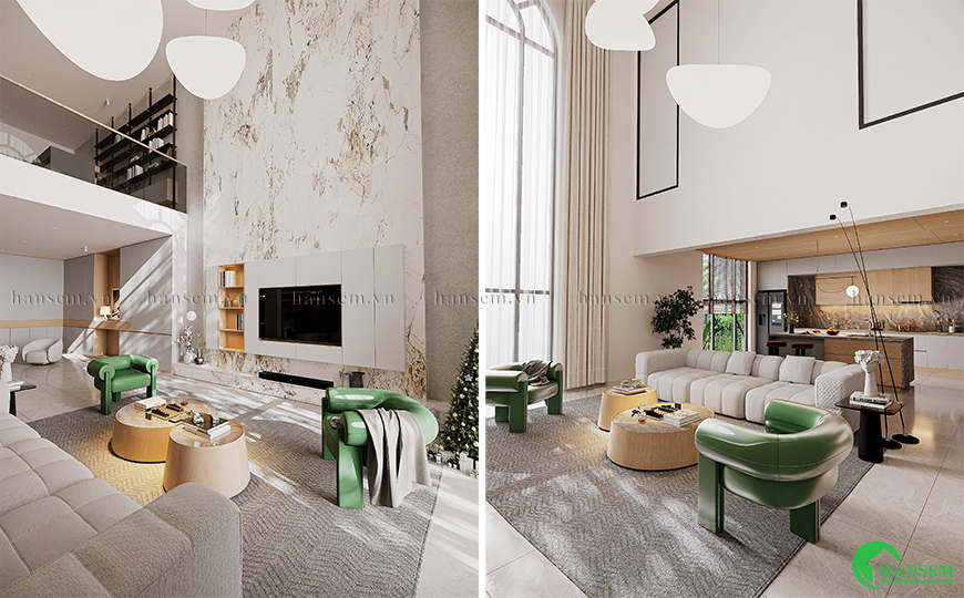 thiết kế thi công nội thất tại vũng áng