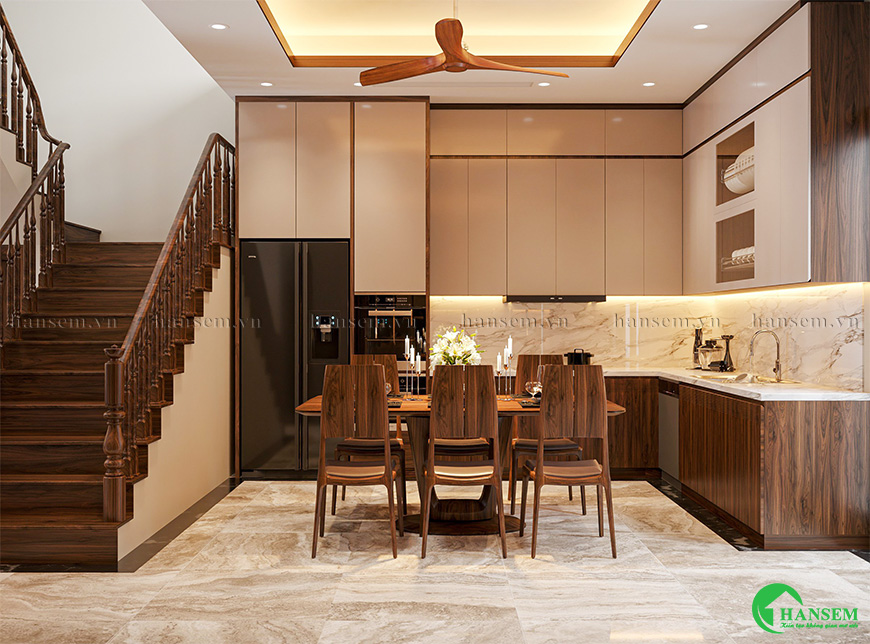 Không gian nội thất tính toán tỉ mỉ và luôn đẹp về mặt thẩm mỹ, đáp ứng nhu cầu sinh hoạt thực tế của từng gia đình