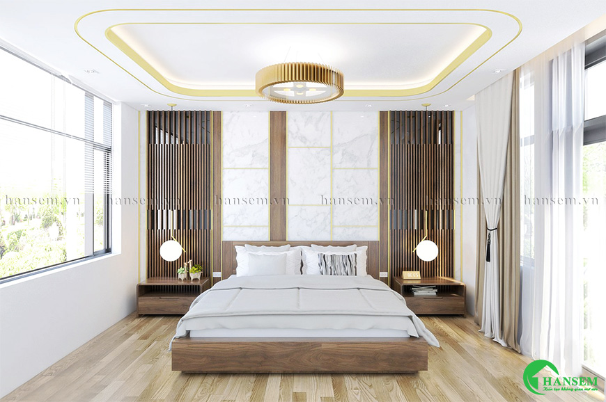 Không gian phòng ngủ đẹp giúp tái tạo năng lượng sau một ngày tất bật với công việc