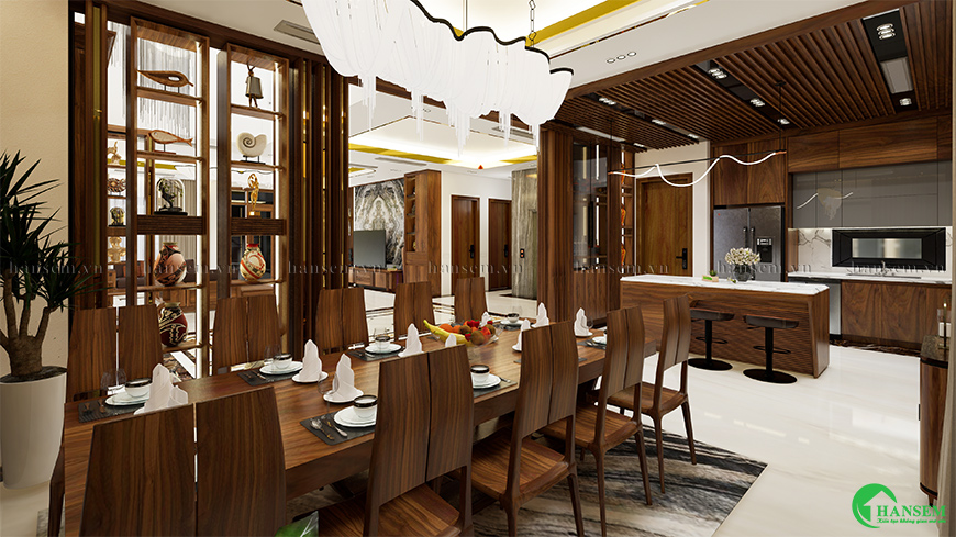 Công trình nghiên cứu kỹ lưỡng dựa trên diện tích kiến trúc tổng thể nhu cầu sinh hoạt và gu thẩm mỹ riêng của gia chủ