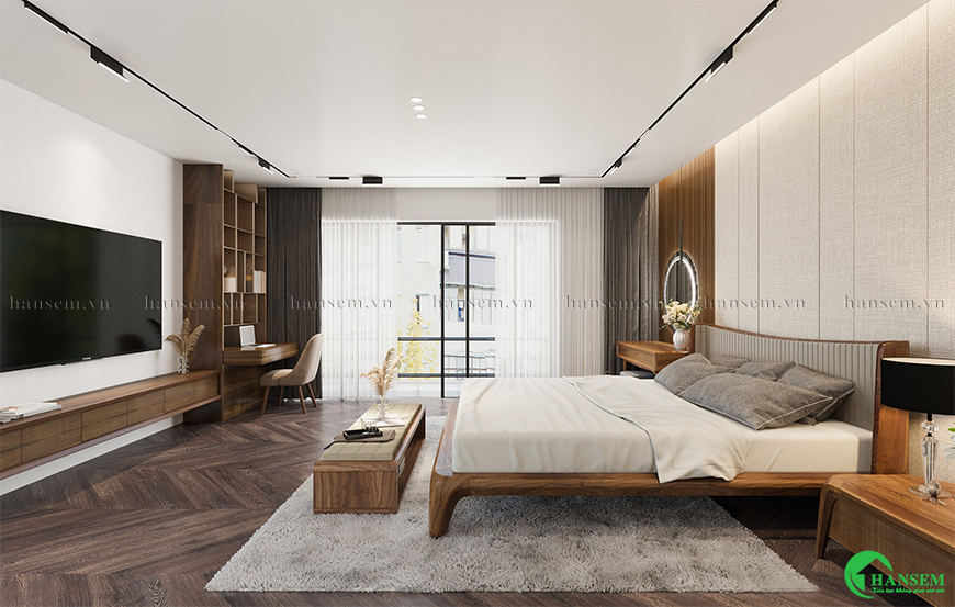 Nội thất phòng ngủ chú trọng vào sự thoải mái công năng hài hòa và dễ chịu cho giấc ngủ trở nên trọn vẹn