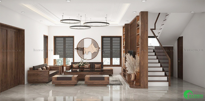 Thiết kế và thi công nội thất phòng khách trọn gói