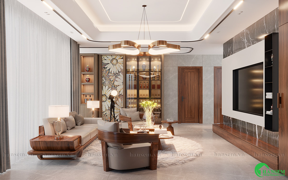 thiết kế thi công nội thất nhà anh học tại thành vinh