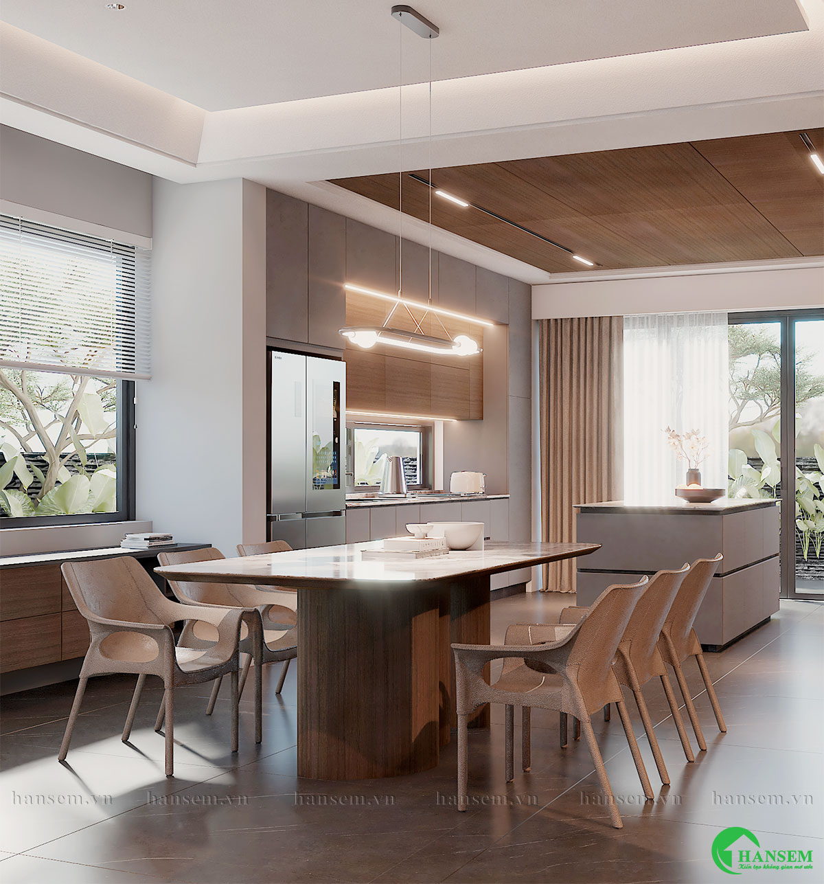 thiết kế thi công nội thất nhà anh kiệt tại vinh lộc