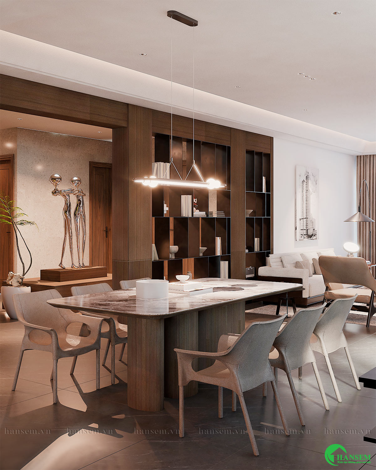 thiết kế thi công nội thất nhà anh kiệt tại vinh lộc