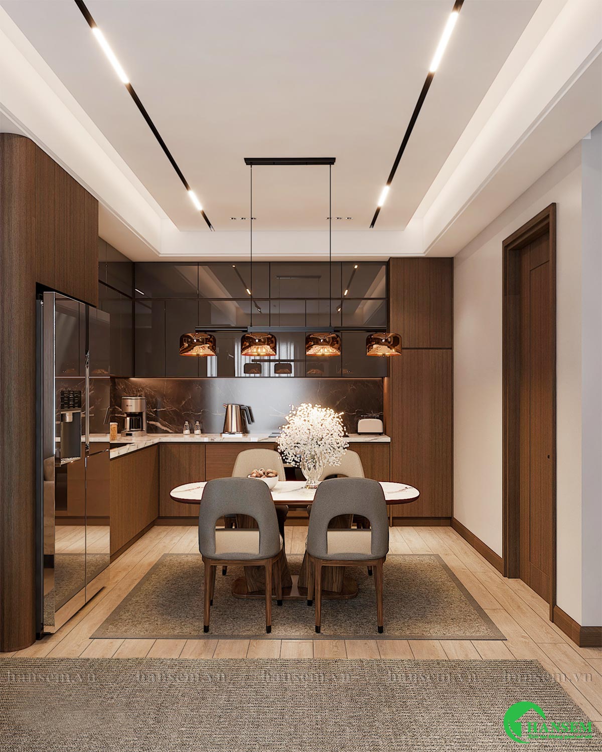 thiết kế thi công nội thất nhà chị hằng tại thành vinh