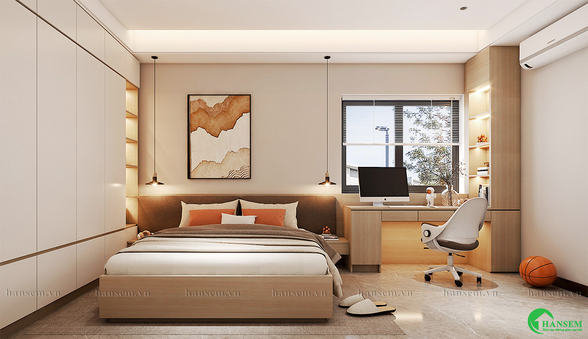 thiết kế thi công nội thất nhà anh kiệt tại vinh hưng