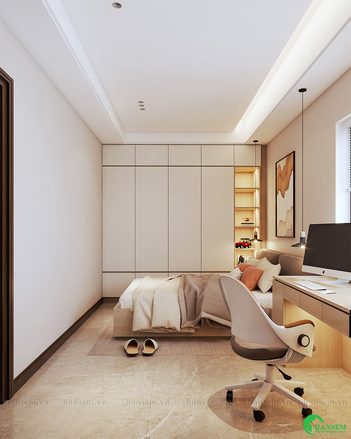 thiết kế thi công nội thất nhà anh kiệt tại vinh hưng