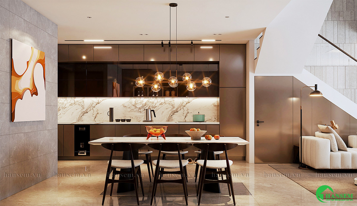 thiết kế thi công nội thất nhà anh kiệt tại vinh hưng