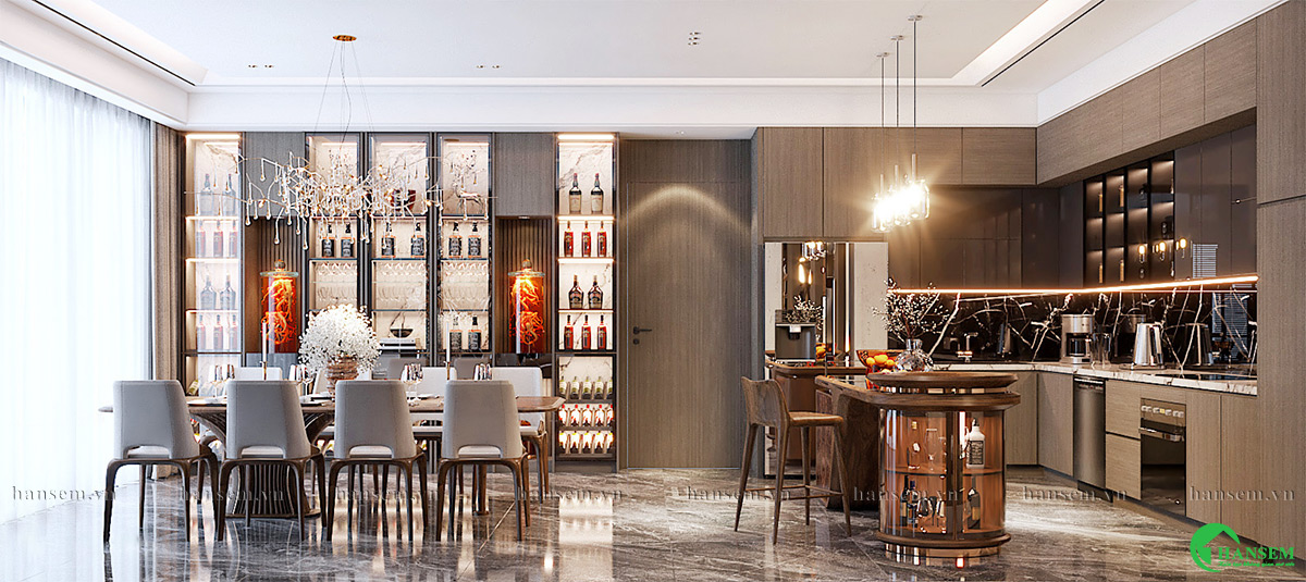 thiết kế thi công nội thất nhà anh hòa tại vinh phú