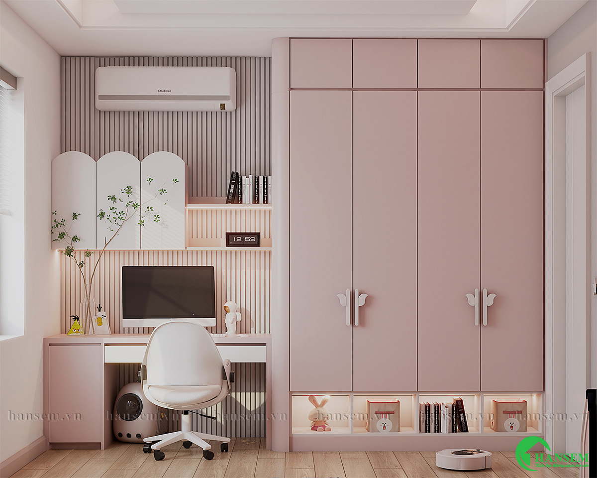 thiết kế thi công nội thất nhà chị khuyên tại vinh lộc